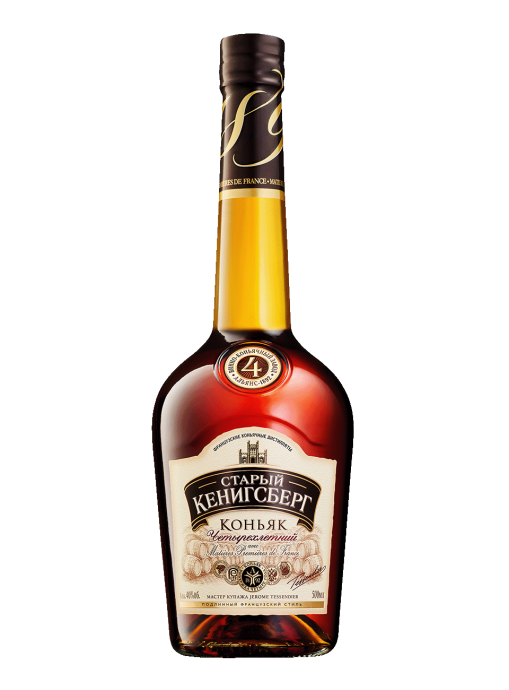 Коньяк Старый Кенигсберг 5-летний, 0.5 л